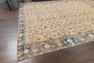 7x10 Handmade Vintage Area Rug - Thumbnail