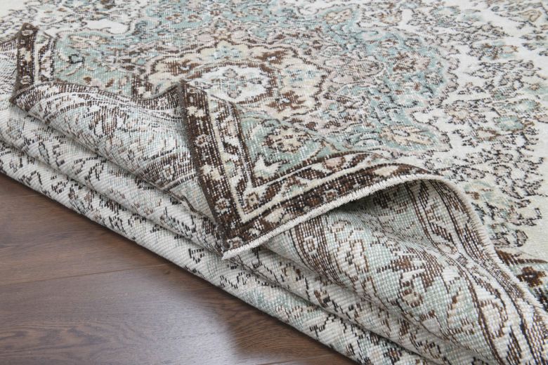 7x10 Handmade Oushak Vintage Area Rug