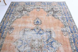 Vintage Oriental Oushak Rug - Thumbnail