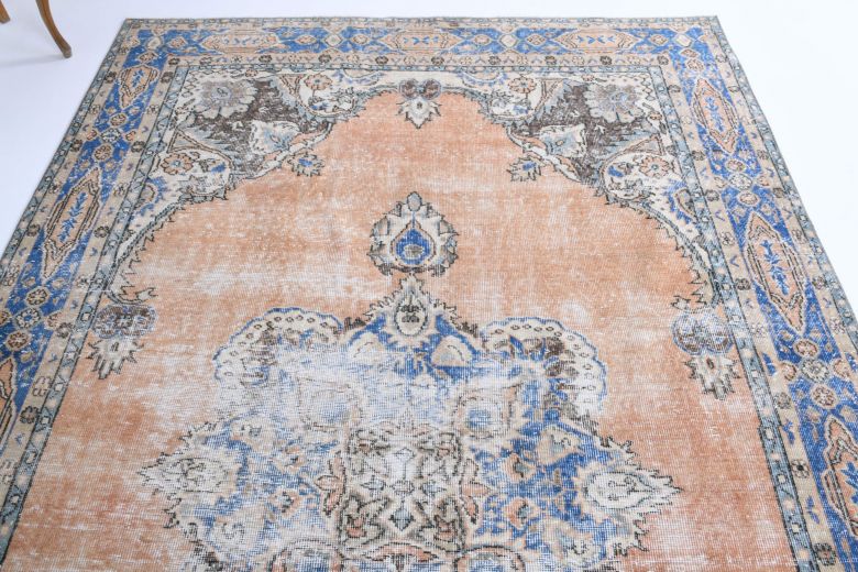 Vintage Oriental Oushak Rug