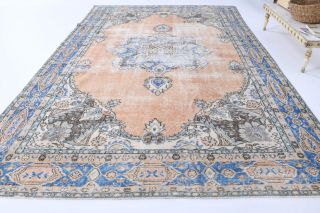 Vintage Oriental Oushak Rug - Thumbnail