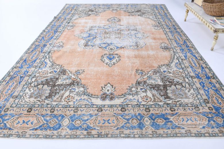 Vintage Oriental Oushak Rug