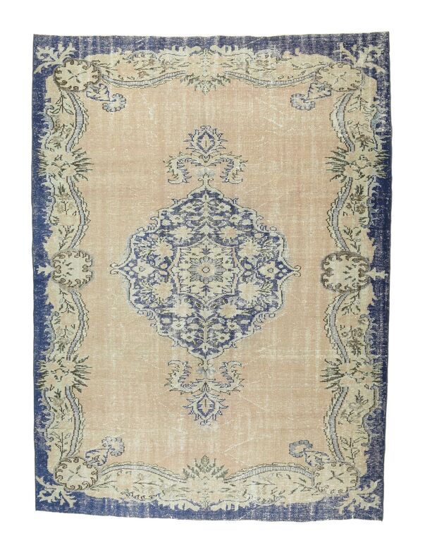 Medallion Oushak Vintage Area Rug