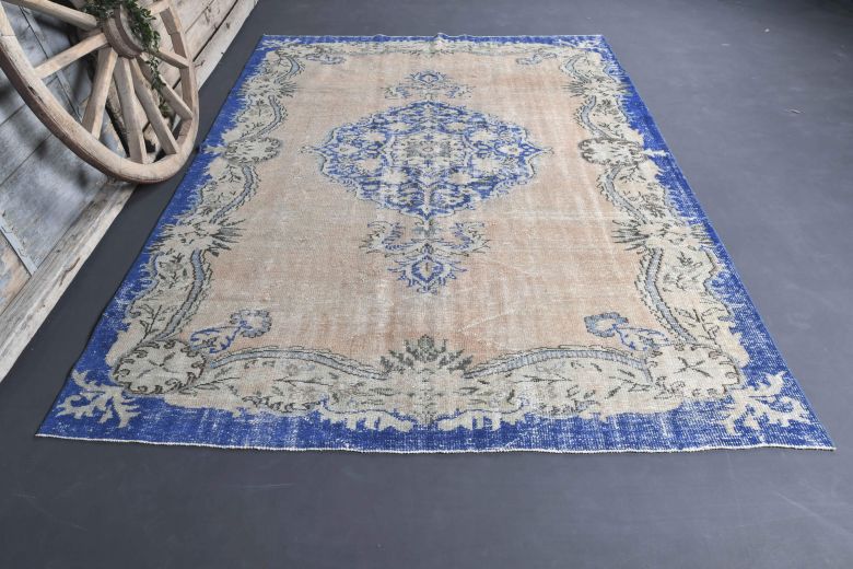 Medallion Oushak Vintage Area Rug