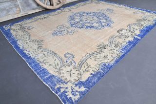 Medallion Oushak Vintage Area Rug - Thumbnail