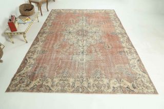 Vintage Pink Large Area Rug - Thumbnail