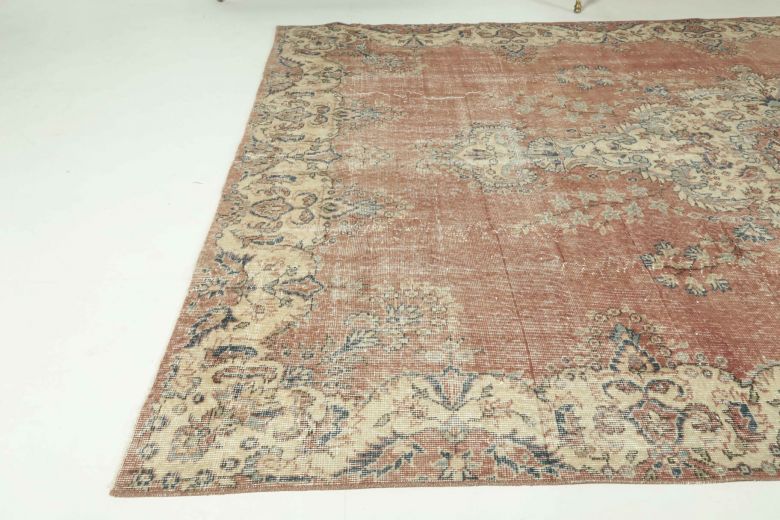 Vintage Pink Large Area Rug