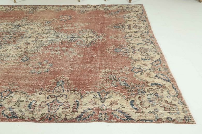 Vintage Pink Large Area Rug