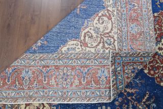 7x11 Handmade Vintage Large Area Rug - Thumbnail