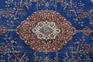 7x11 Handmade Vintage Large Area Rug - Thumbnail