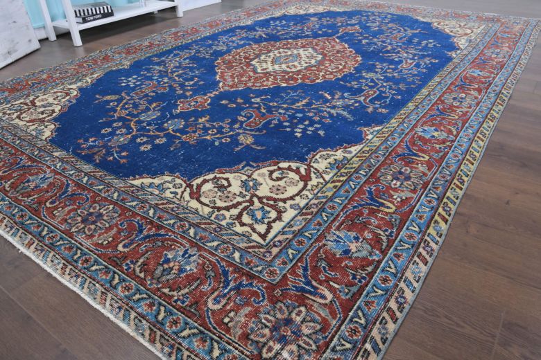 7x11 Handmade Vintage Large Area Rug