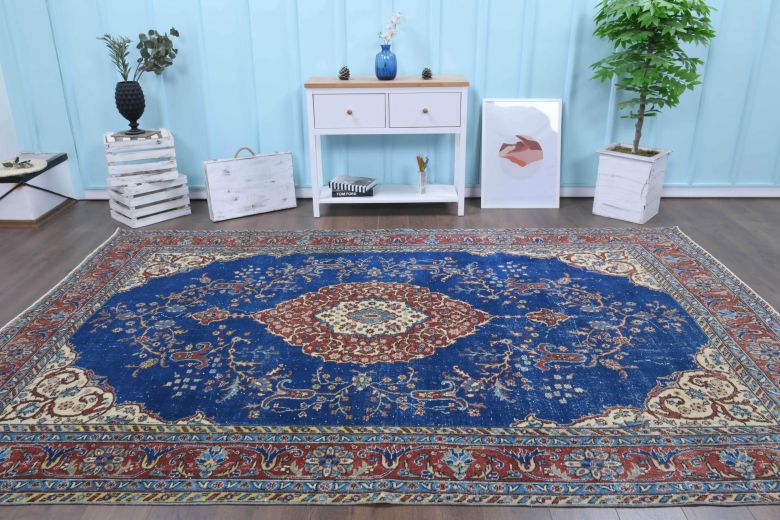 7x11 Handmade Vintage Large Area Rug