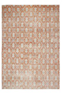 7x11 Handmade Vintage Large Area Rug - Thumbnail