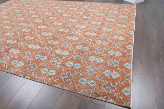 7x11 Handmade Vintage Large Area Rug - Thumbnail