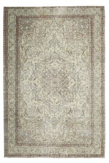 7x11 Handmade Vintage Large Area Rug - Thumbnail