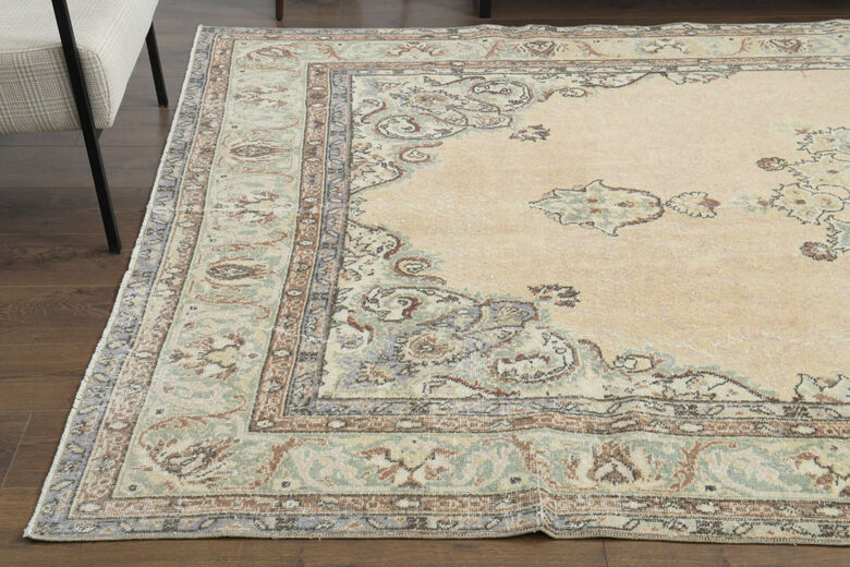 7x11 ORIENTAL Faded Orange Unique Large Area Rug