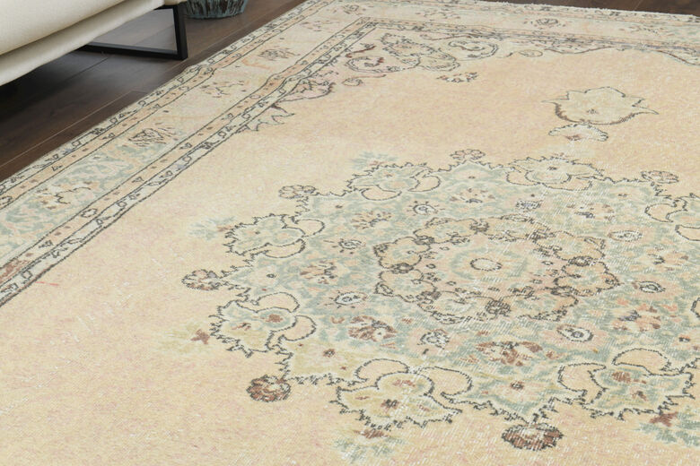 7x11 ORIENTAL Faded Orange Unique Large Area Rug