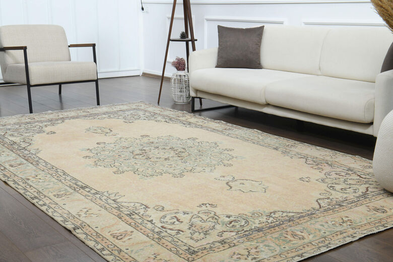 7x11 ORIENTAL Faded Orange Unique Large Area Rug