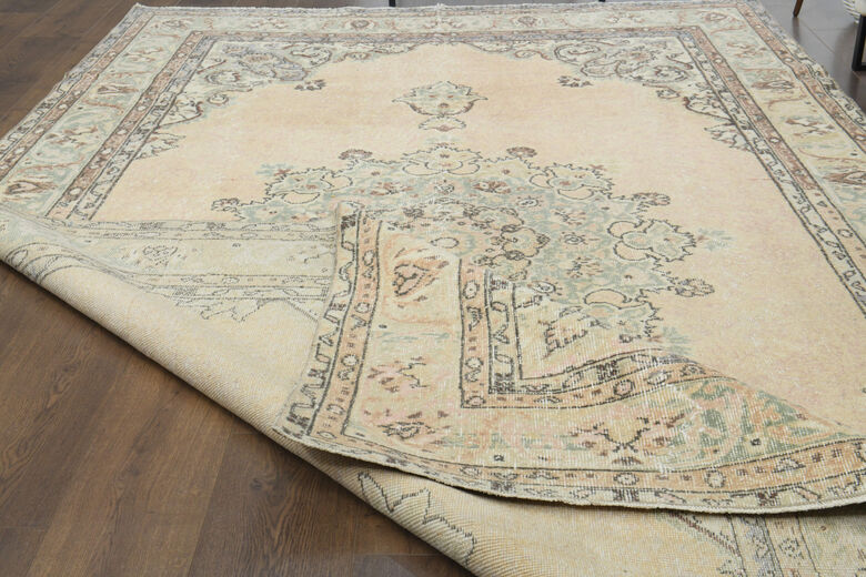 7x11 ORIENTAL Faded Orange Unique Large Area Rug