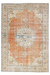 Vintage Medallion Anatolian Area Rug - Thumbnail