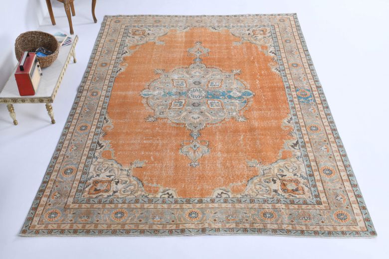 Vintage Medallion Anatolian Area Rug