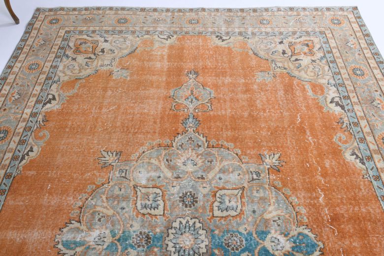 Vintage Medallion Anatolian Area Rug