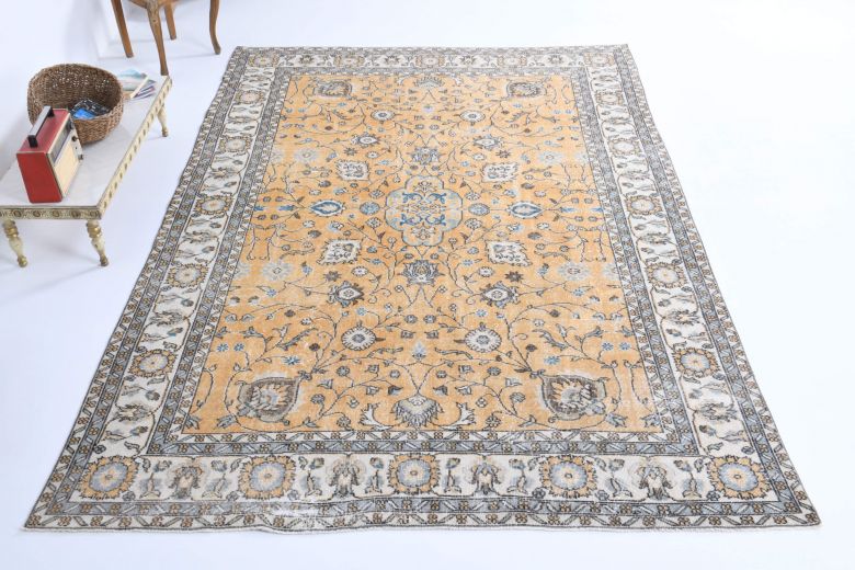 Vintage Oushak Area Rug