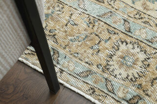 7x11 Vintage Vintage Blue Neutral Area Rug - Thumbnail