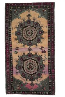 Vintage Ethnic Area Rug - Thumbnail