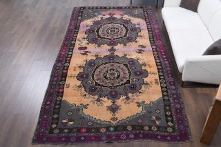 Anatolian Vintage Ethnic Area Rug - Thumbnail