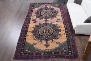 Vintage Ethnic Area Rug - Thumbnail