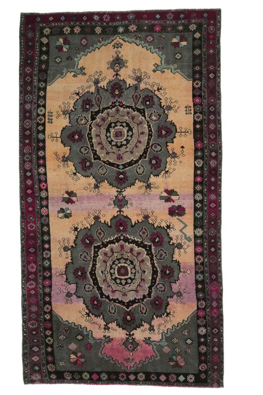 Anatolian Vintage Ethnic Area Rug