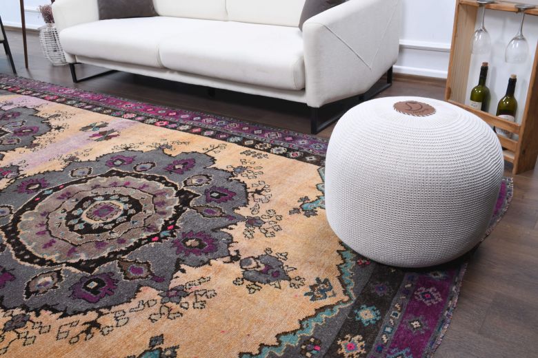 Anatolian Vintage Ethnic Area Rug