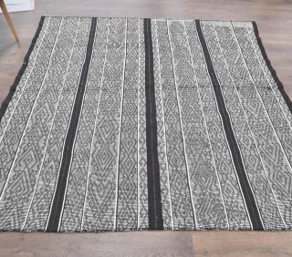 7x7 Square Vintage Kilim Large Area Rug - Thumbnail