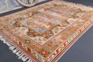 7x9 Handmade Vintage Area Rug - Thumbnail