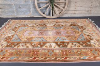 7x9 Handmade Vintage Area Rug - Thumbnail