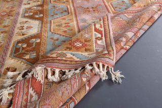 7x9 Handmade Vintage Area Rug - Thumbnail