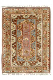 7x9 Handmade Vintage Area Rug - Thumbnail