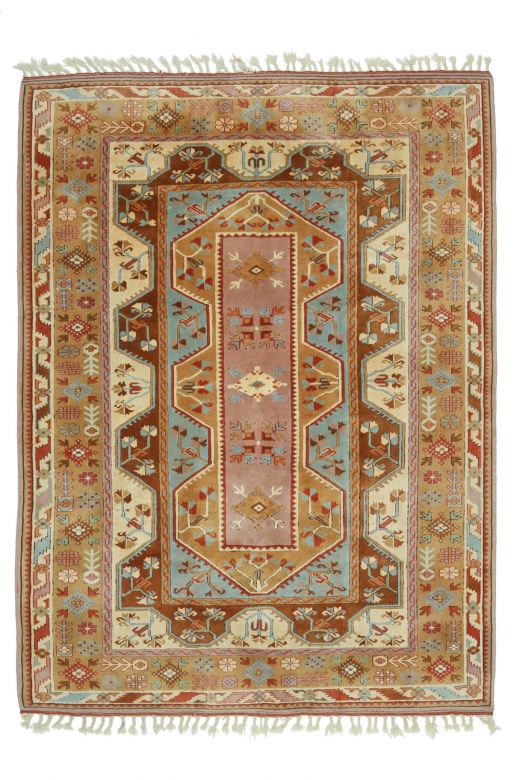 7x9 Handmade Vintage Area Rug