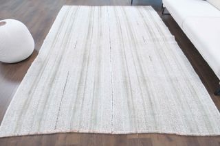 7x9 Handmade Vintage Area Rug - Thumbnail