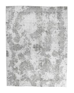 Vintage Anatolian Distressed Gray Area Rug - Thumbnail
