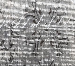 Vintage Anatolian Distressed Gray Area Rug - Thumbnail