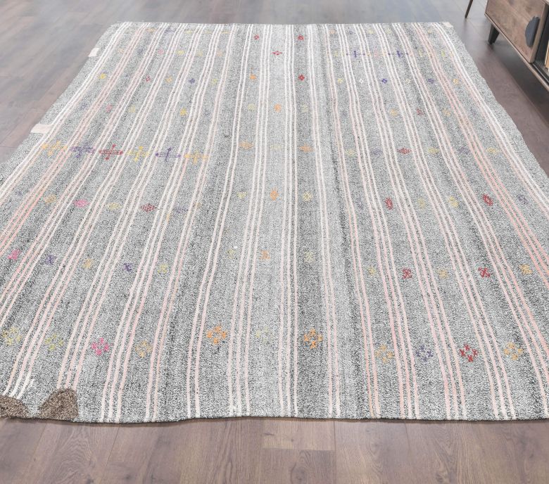 8x10 Vintage Oversized Kilim Handmade Rug