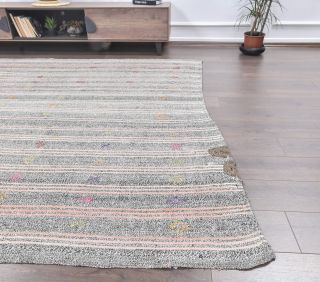 8x10 Vintage Oversized Kilim Handmade Rug - Thumbnail