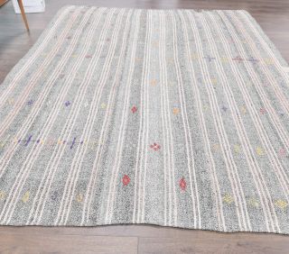 8x10 Vintage Oversized Kilim Handmade Rug - Thumbnail