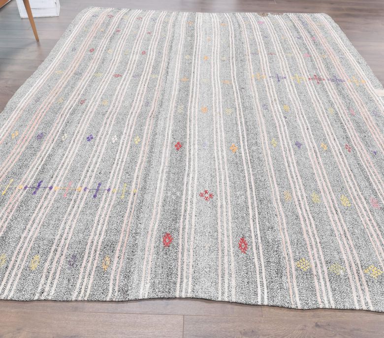 8x10 Vintage Oversized Kilim Handmade Rug