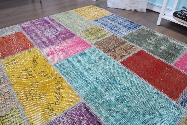 Vintage Patchwork Large Area Rug