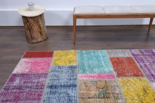 Vintage Patchwork Large Area Rug - Thumbnail