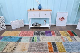 Vintage Patchwork Large Area Rug - Thumbnail