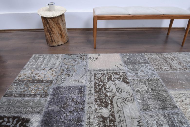 Vintage Patchwork Area Rug